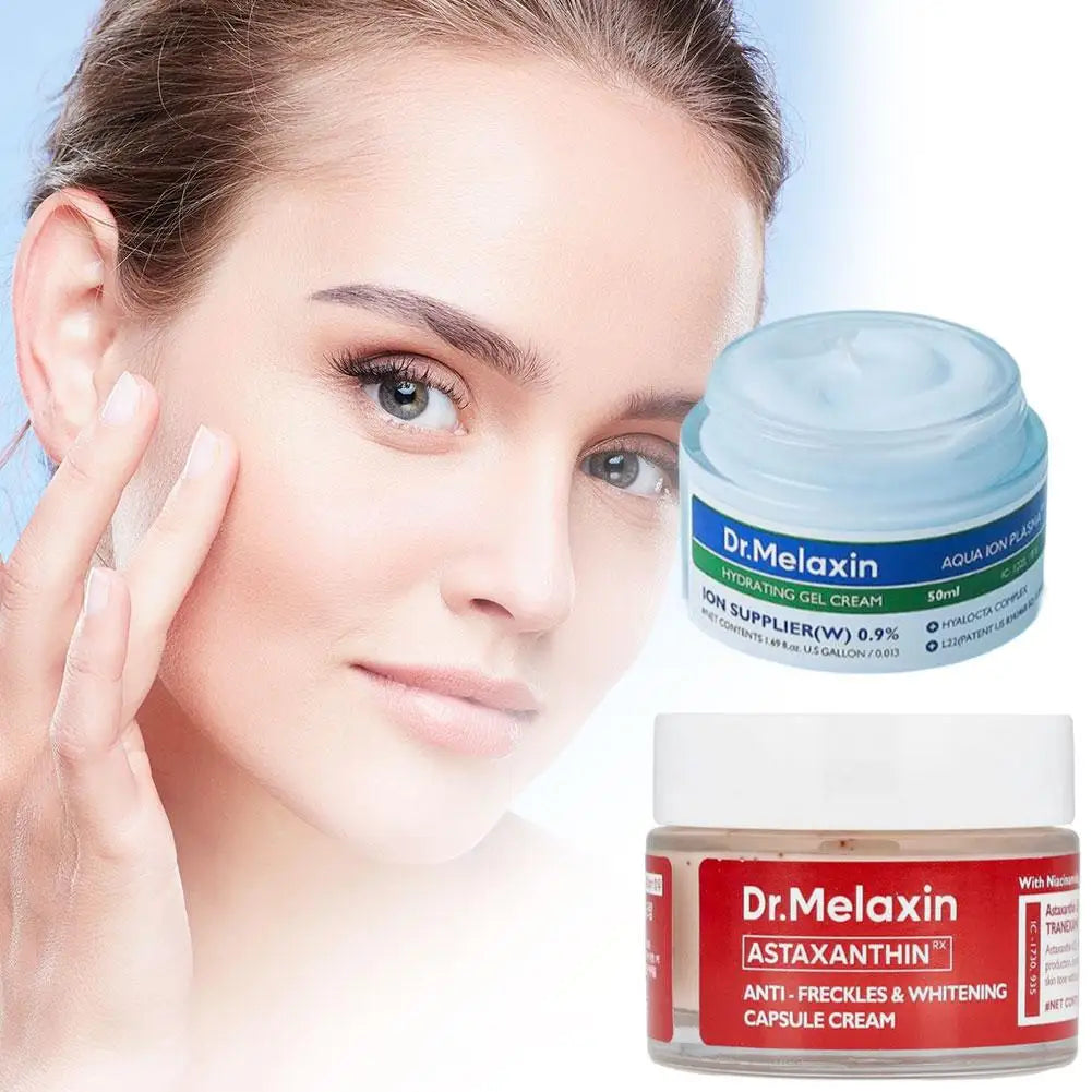 Dr. Melaxin Astaxanthin Anti-Freckles Whitening Capsule Cream Hydrating Gel Serum Ion Supplier Original Korean Facial Care Cream