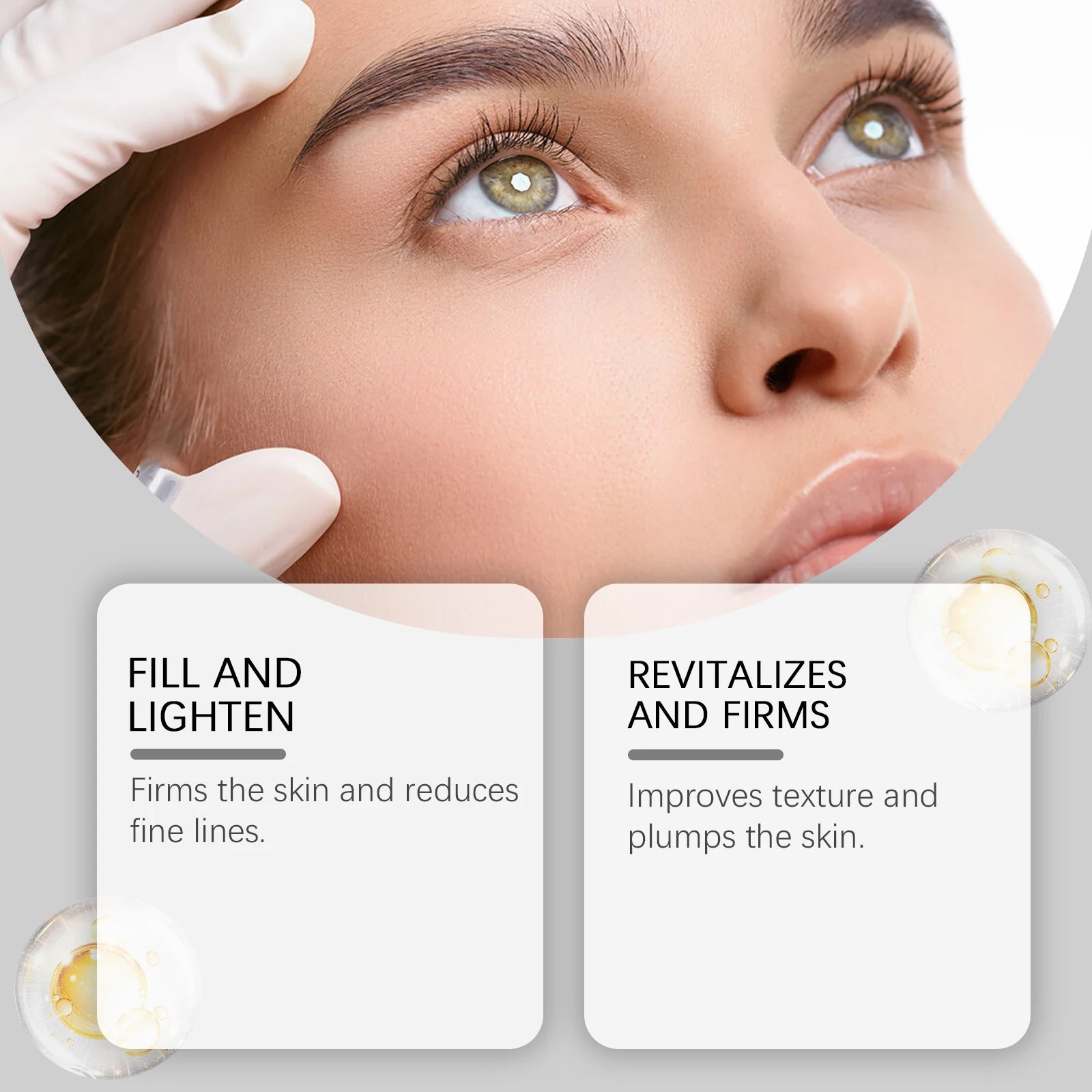 Anti Aging Face Serum Firming Brightening for All Skin Types Smoothing Wrinkle Tightening Nourishing Facial Skin Care Serum