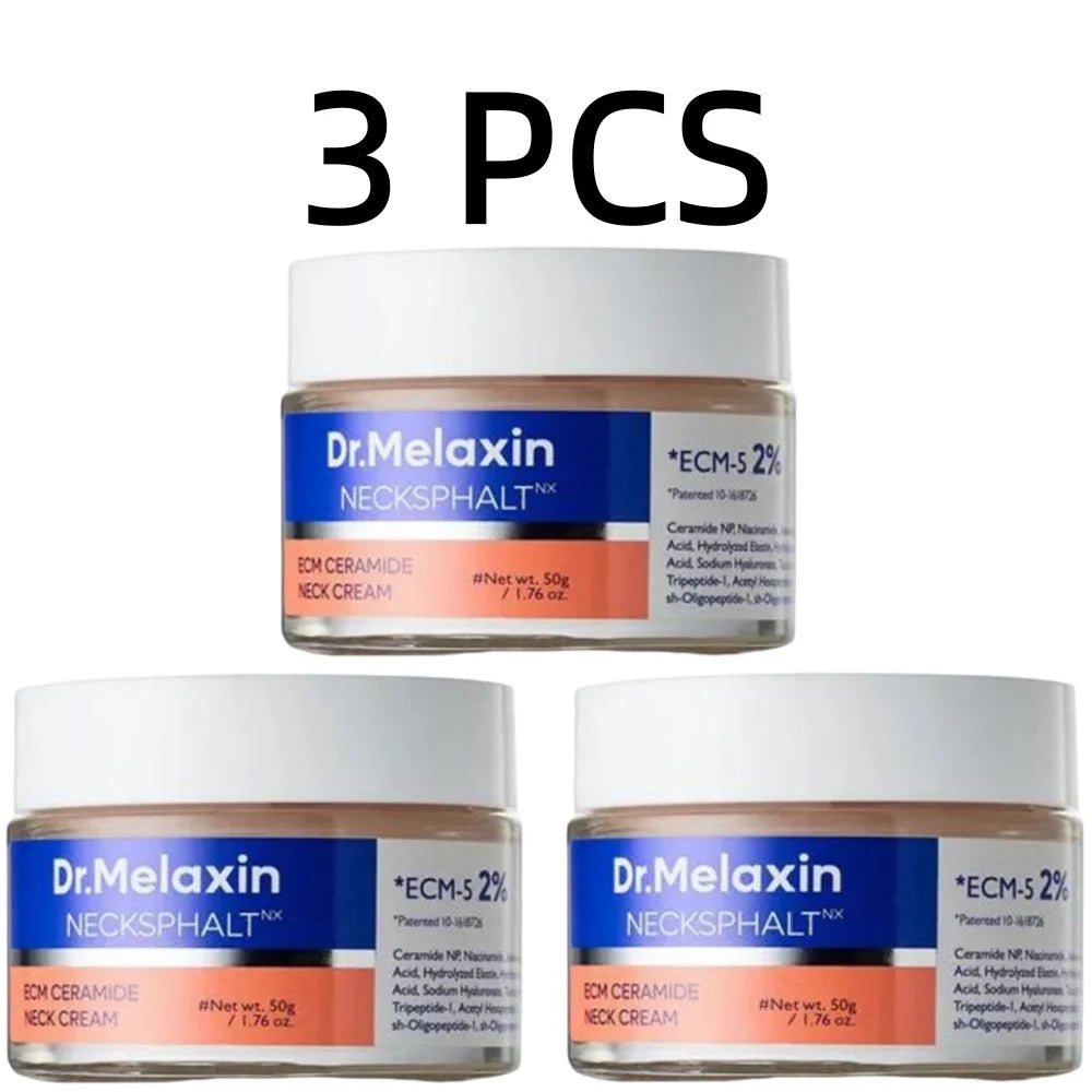50g Dr.Melaxin Necksphalt Neck Cream 2% ECM-S Formula with Ceramide, Firms & Nourishes Neck Skin, Targets Neck Lines