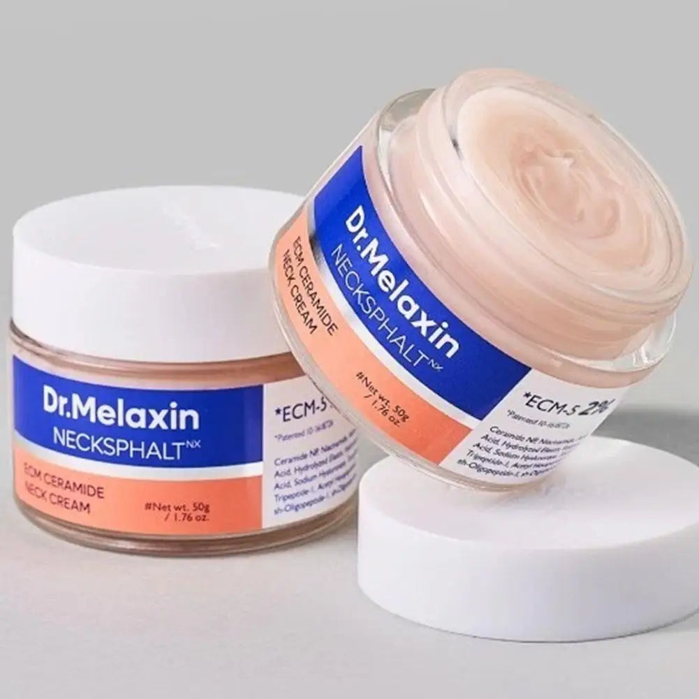 50g Dr.Melaxin Necksphalt Neck Cream 2% ECM-S Formula with Ceramide, Firms & Nourishes Neck Skin, Targets Neck Lines