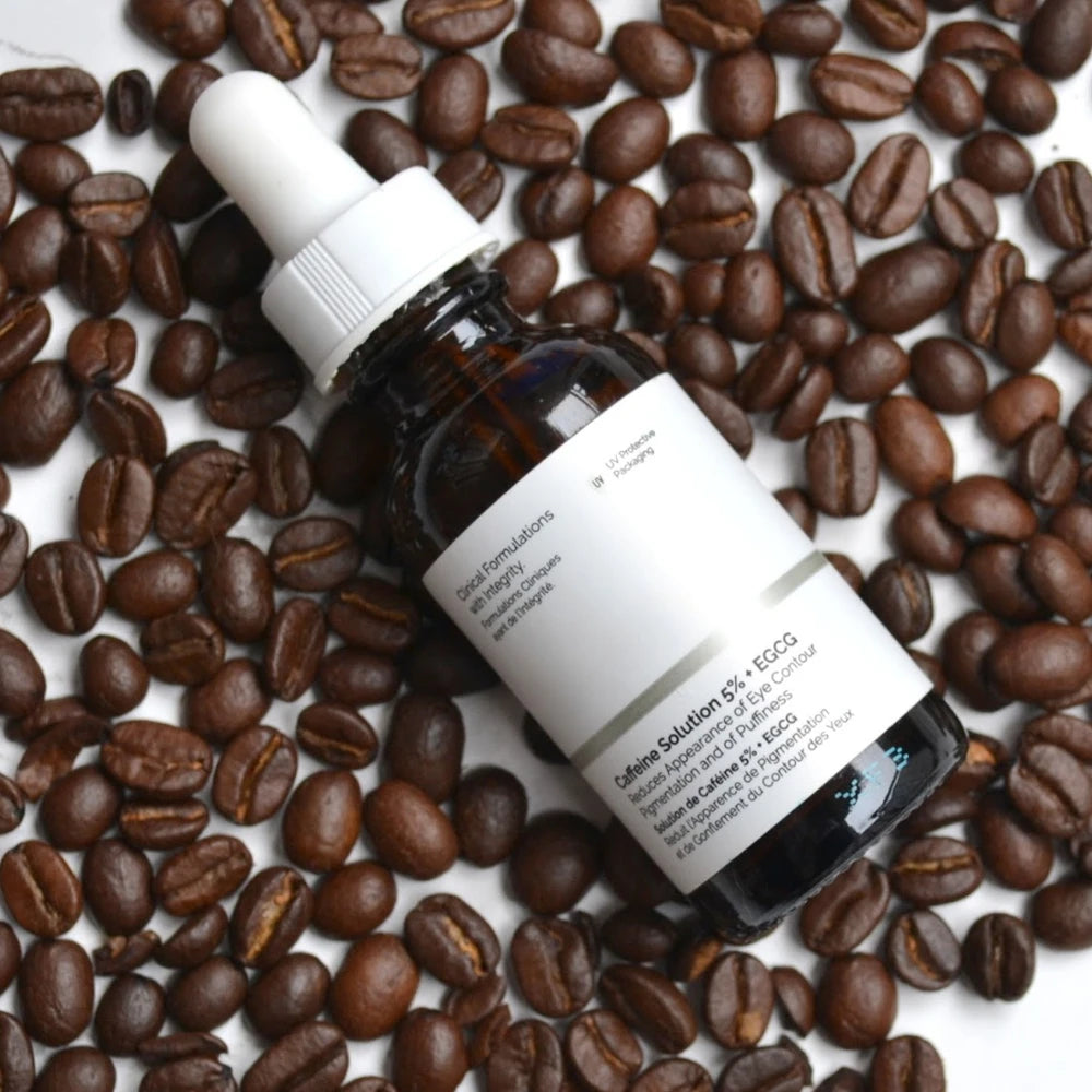 New Caffeine Solution 5%+EGCG Face Makeup Peeling Solution Acne Cover Serum Ordinary Repair Hyaluronic Acid 2%+B5 Face Skin Care